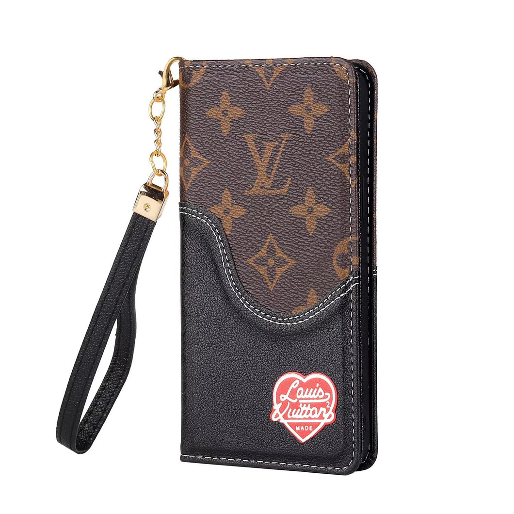 Upcycled Louis Vuitton iPhone 13 Wallet Case