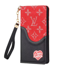 Upcycled Louis Vuitton iPhone 13 Pro Max Wallet Case