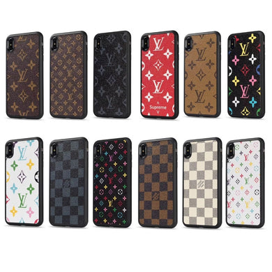 Leather Louis Vuitton Samsung Phone Cases - HypedEffect