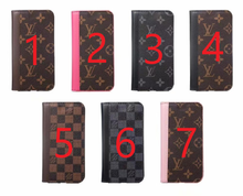 Étui portefeuille en cuir Louis Vuitton pour iPhone 6 / 6s Plus