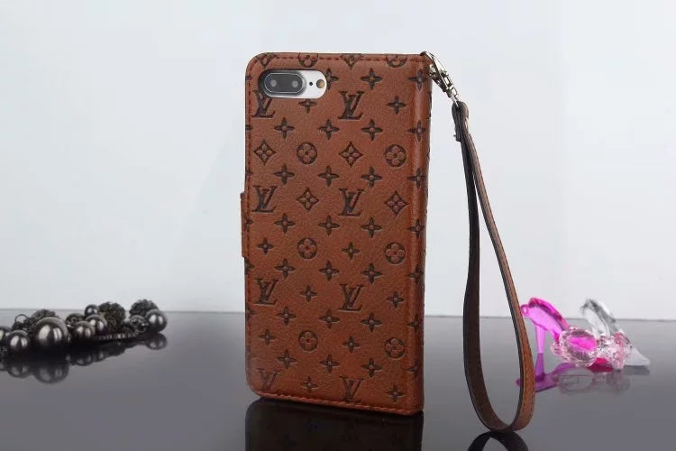 Louis Vuitton Classic Leather Case For iphone x/iphone6/6plus/7/7plus/8/8plus  Cover Coque, Replica Cas…