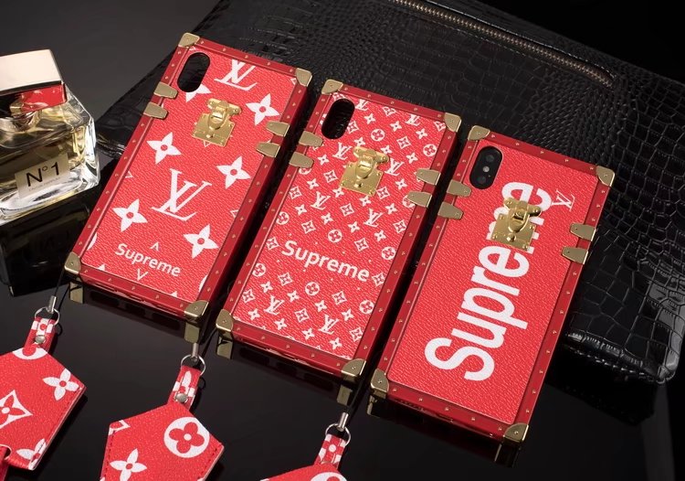 LV Supreme Phone Case For iPhone XS iPhone 6 7 8 Plus Xr X Xs Max
