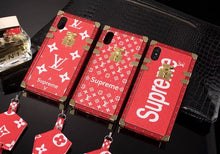 Upcycled Louis Vuitton iPhone XS phone case