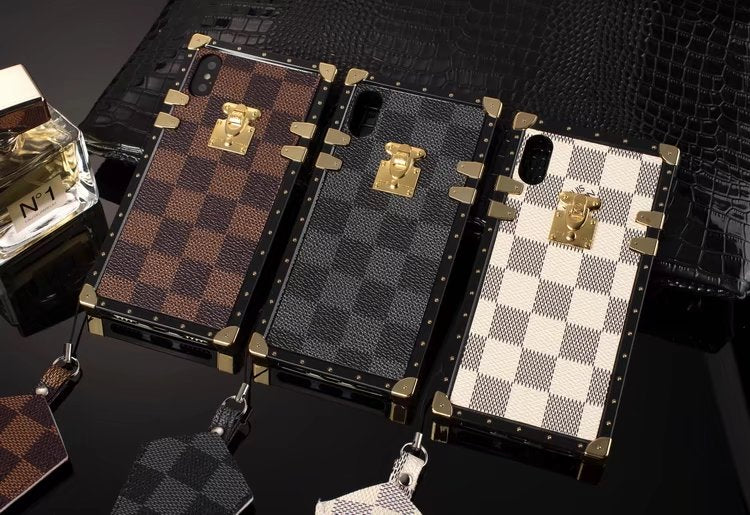 Upcycled Louis Vuitton iPhone SE phone case – Phone Swag