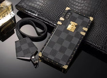 Louis Vuitton Leather Eye Trunk Phone Case For iPhone 6/6s Plus