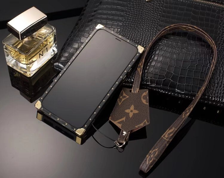 Upcycled Louis Vuitton iPhone 12 phone case – Phone Swag
