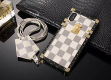 Louis Vuitton Leather Eye Trunk Phone Case For iPhone 6/6s