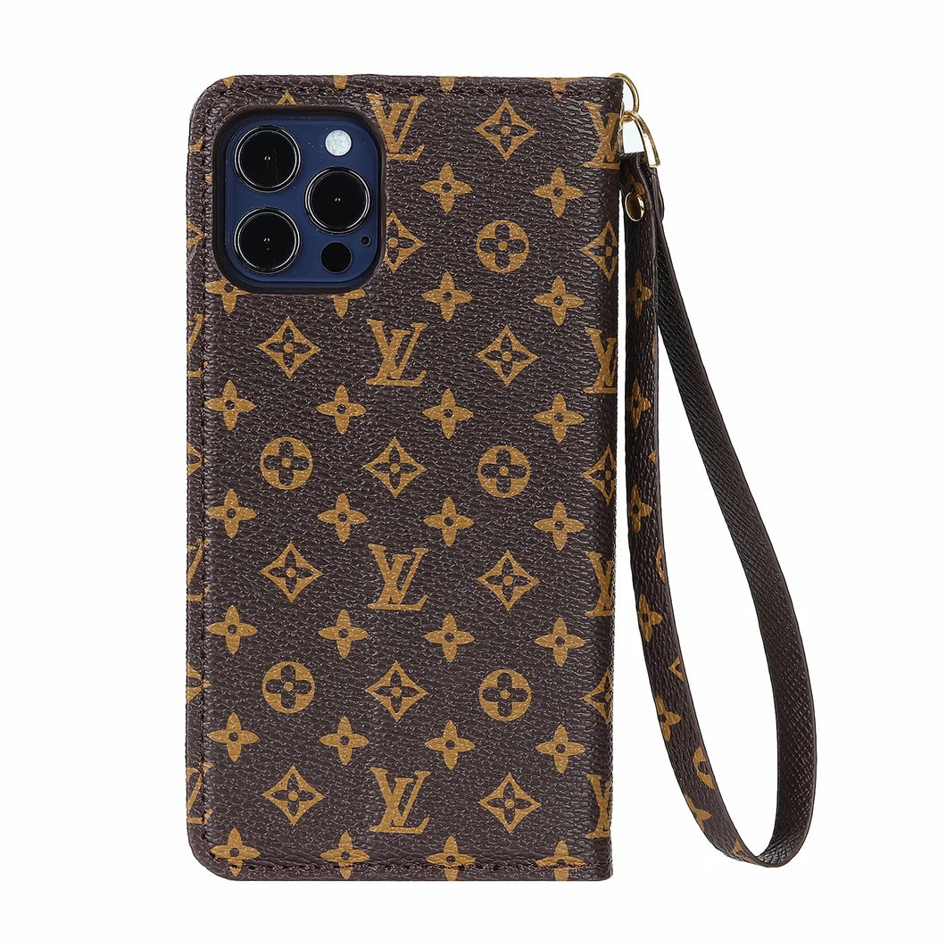 Upcycled Louis Vuitton wallet phone case for Galaxy S22 Ultra