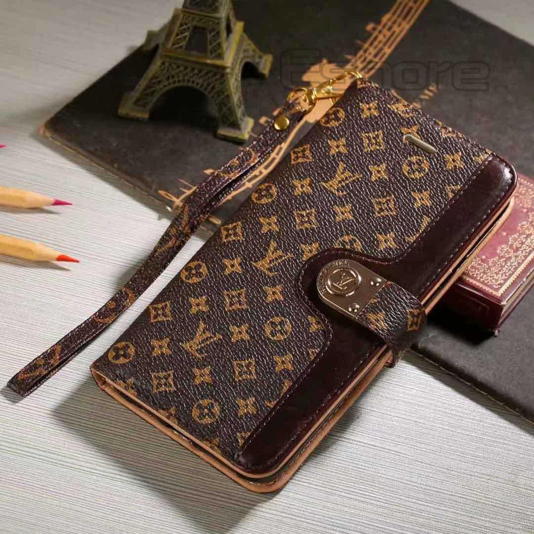 iPhone 13 Pro Max Louis Vuitton Wallet Folio Case - Luxury Phone