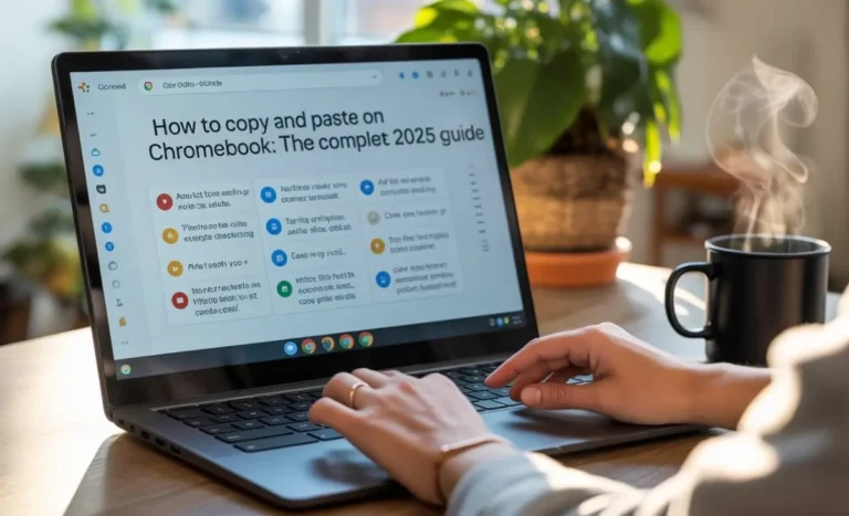 how to copy and paste on chromebook