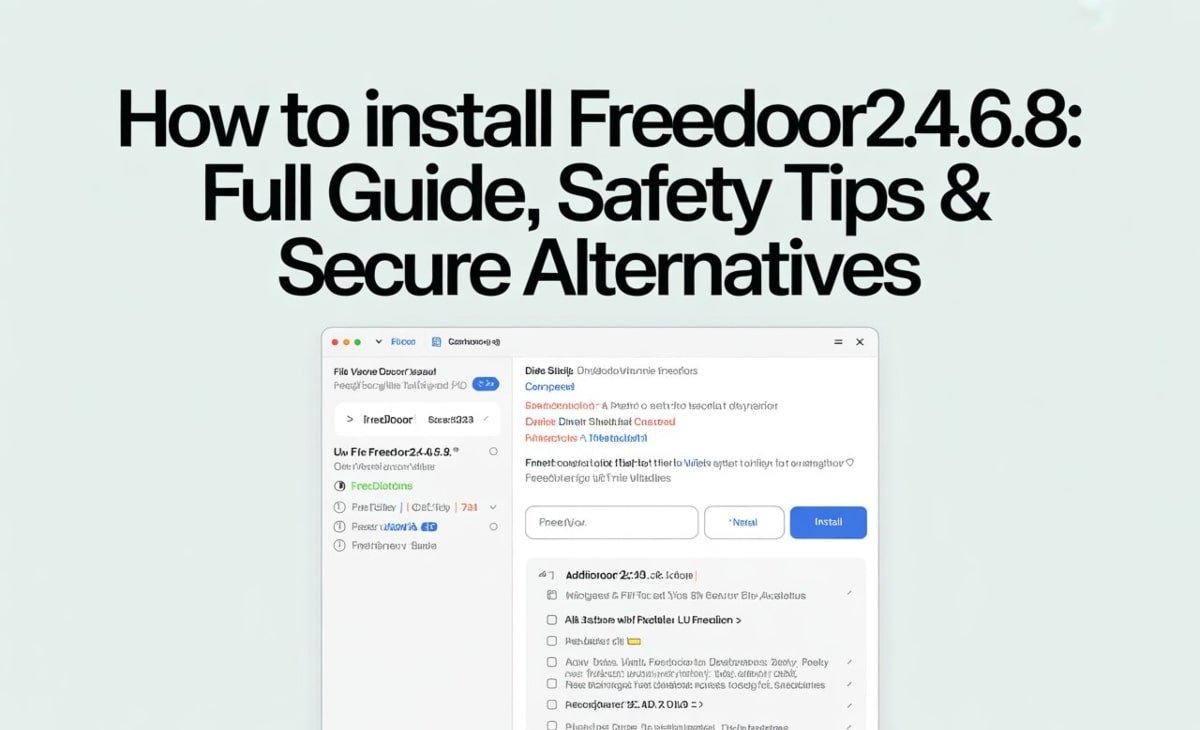 How to Install Freedoor2.4.6.8