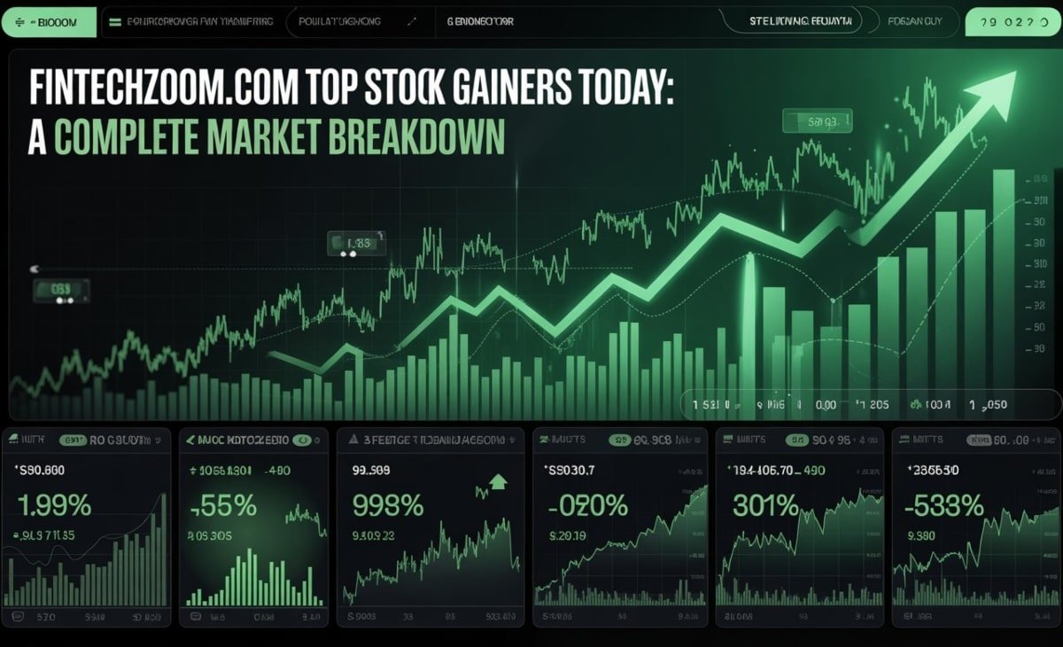 fintechzoom.com top stock gainers today