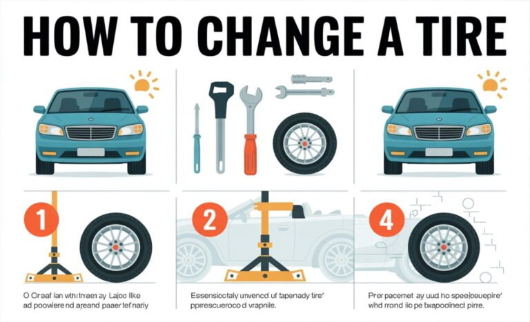 how to change a tire