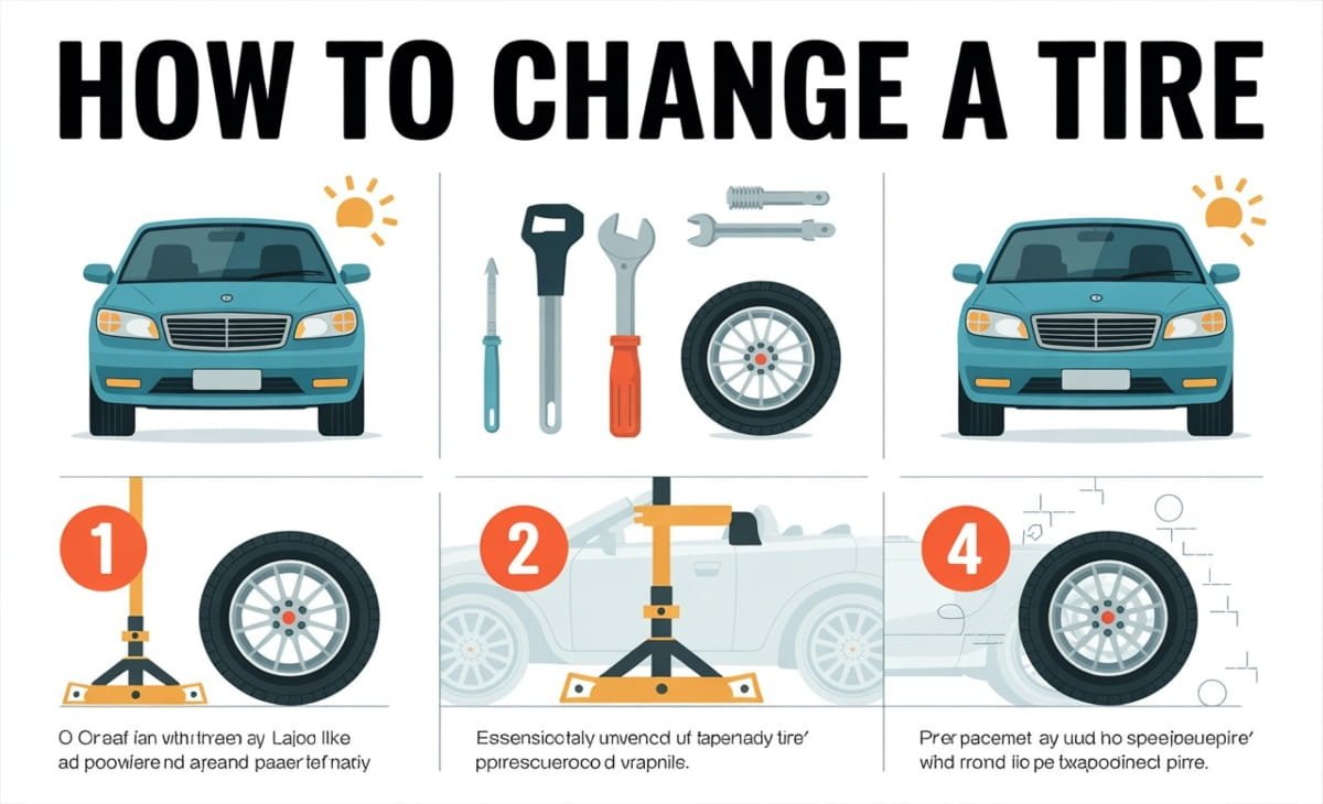 how to change a tire
