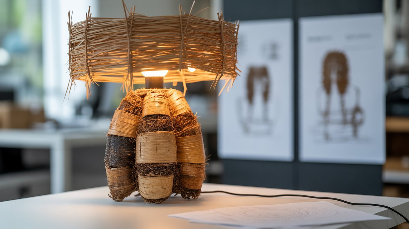 oil palm waste used lamp project