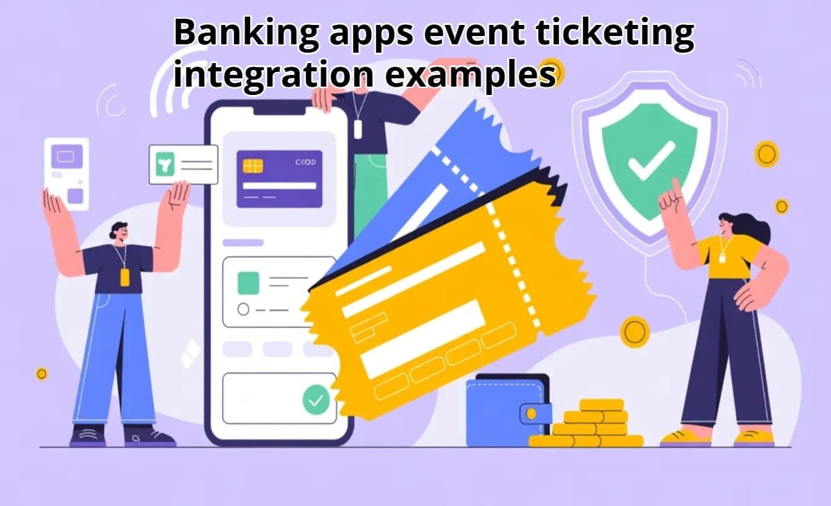 banking apps event ticketing integration examples