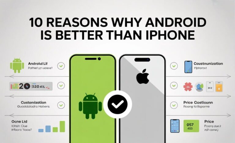 10 reasons why android is better than iphone